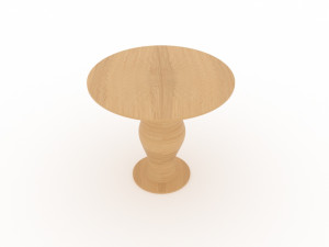 round table Modelo 3D