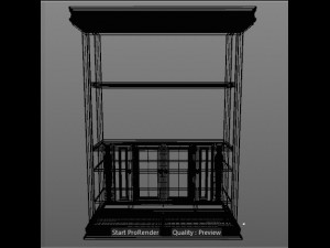 classic closet Modelo 3D