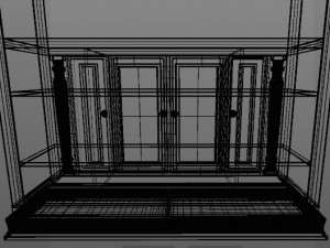 classic closet Modelo 3D