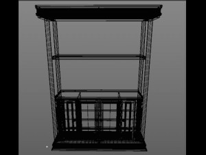 classic closet Modelo 3D