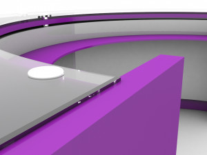 studio desk Modelo 3D