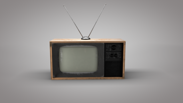 classic tv 3D Model .c4d .max .obj .3ds .fbx .stl .blend 