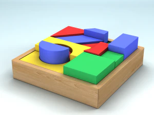 ブロックで遊ぶ 3Dモデル