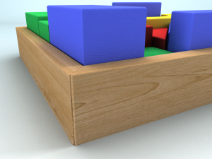 play blocks 3D Model