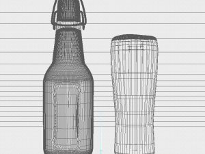 Grolsch Bottle glass Modelo 3D
