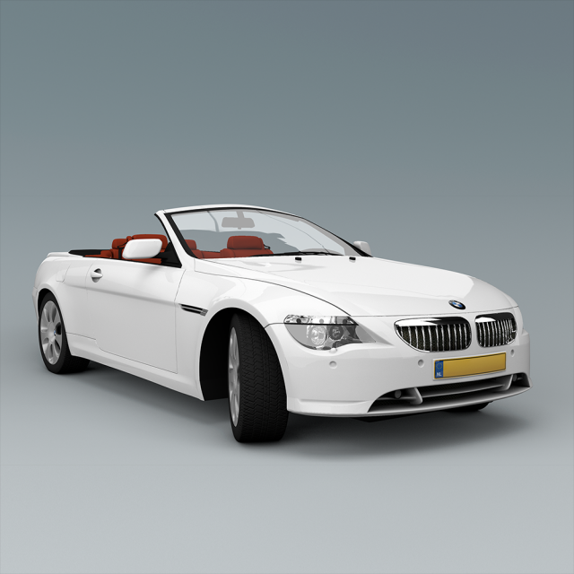 BemW 6 Convertible 3Dモデル .c4d .max .obj .3ds .fbx .stl .blend