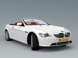 BMW 6 コンバーチブル 3Dモデル
