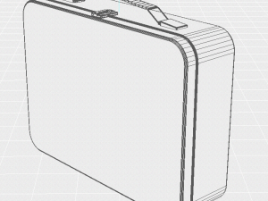 Lunchbox Suitcase Model 3D