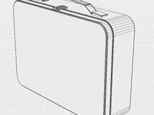 लंचबॉक्स सूटकेस 3D मॉडल