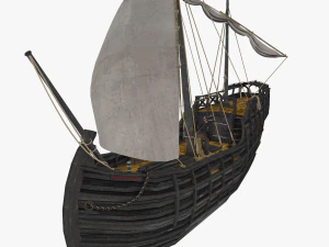 악명 높은 배 3D 모델