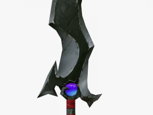 handpaint sword lowpole 3D Model