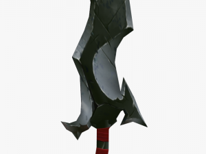 handpaint sword lowpole 3D Model