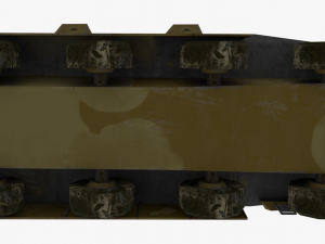 fictional lowpoly pbr tank 3D Model