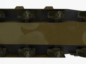 fictional lowpoly pbr tank 3D Model