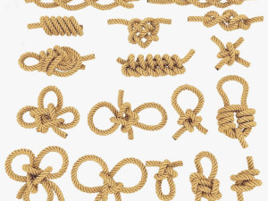 rope knot bundle 3D Model