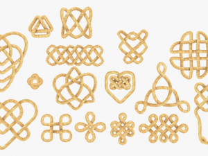 rope knot bundle 3D Модель