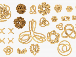 rope knot bundle 3D Модель