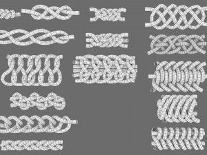 rope knot bundle 3D Модель
