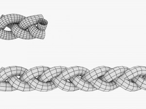 flat sinnet braid 3D Model