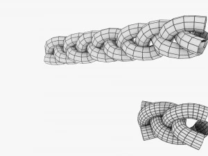 flat sinnet braid 3D Model
