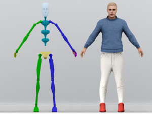 justin bieber rigged Modelo 3D