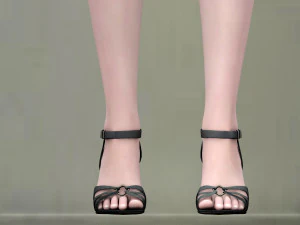 catwalk rigged girl 3D Model