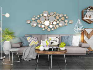 modern sofa set 5 3D 모델