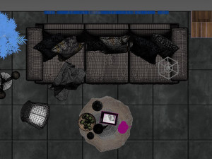 modern sofa set 5 Modelo 3D