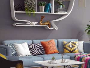 sofa set 3Dモデル