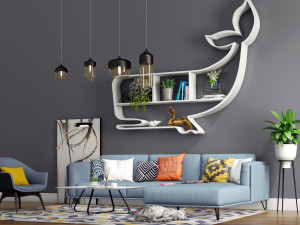 sofa set 3Dモデル