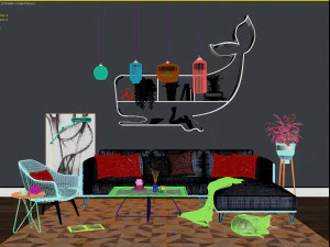 sofa set 3D Model