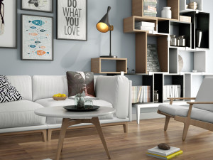 sofa set 3D 모델
