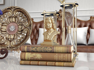 classic sofa set Modello 3D