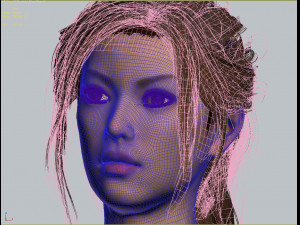 rigged bikini girl 3D 모델