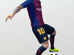 lionel messi 3D Model