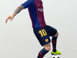 lionel messi 3D Model