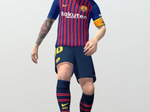 lionel messi 3D Model