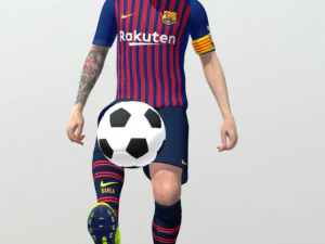 lionel messi 3D Model