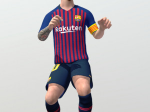 lionel messi 3D Model