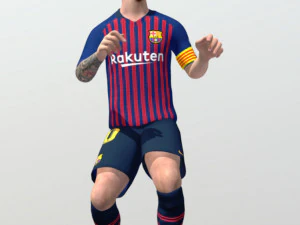 lionel messi 3D Model