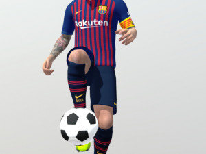 lionel messi 3D Model