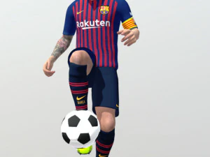lionel messi 3D Model
