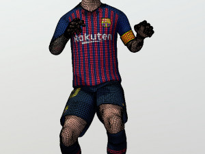 lionel messi 3D Model