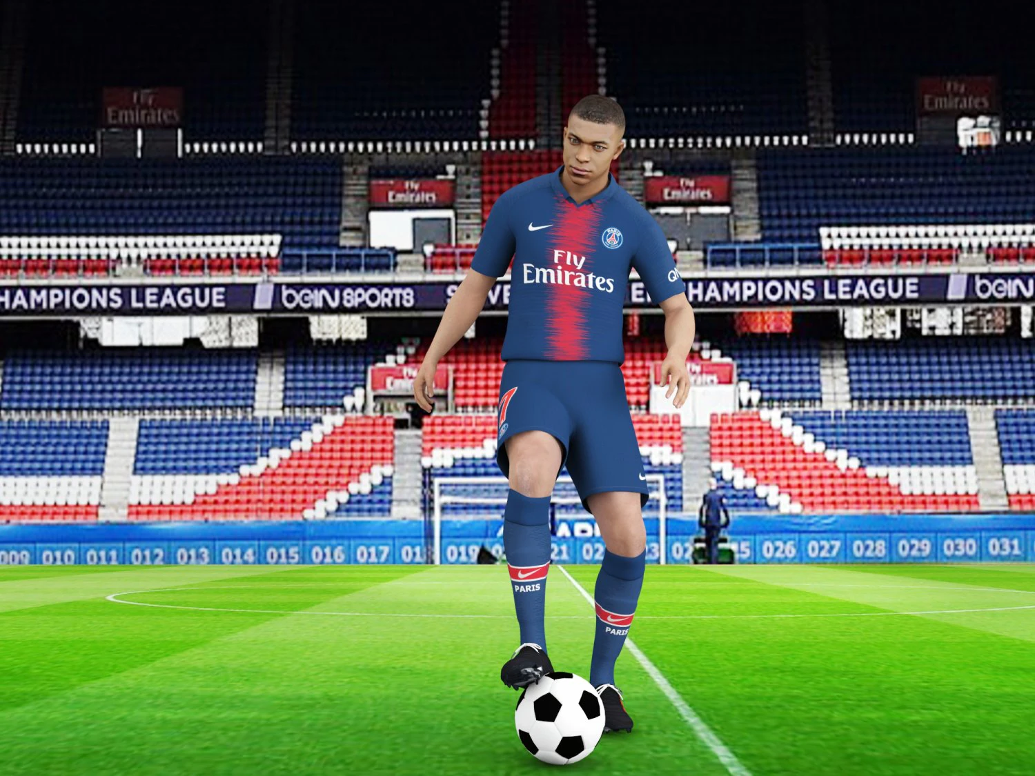 kylian mbappe 3D Model .c4d .max .obj .3ds .fbx .stl .blend