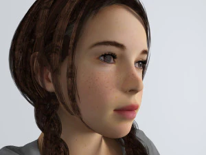 little girl 3D Model