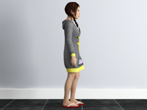 little girl 3D Модель