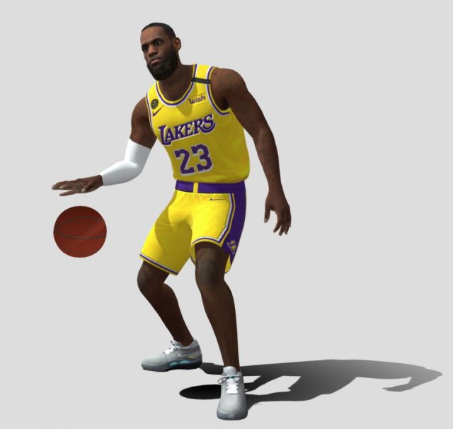 lebron james 3D Model .c4d .max .obj .3ds .fbx .stl .blend 
