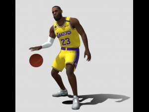 lebron james 3D 모델