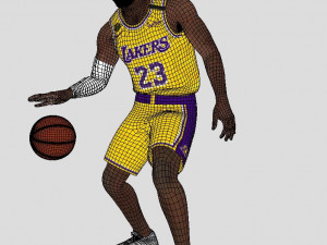 lebron james 3D Model