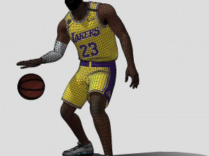 lebron james 3D Model